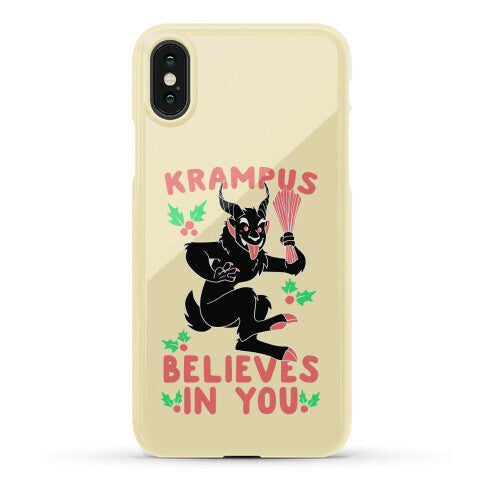 Krampus Believes in You Phone Case